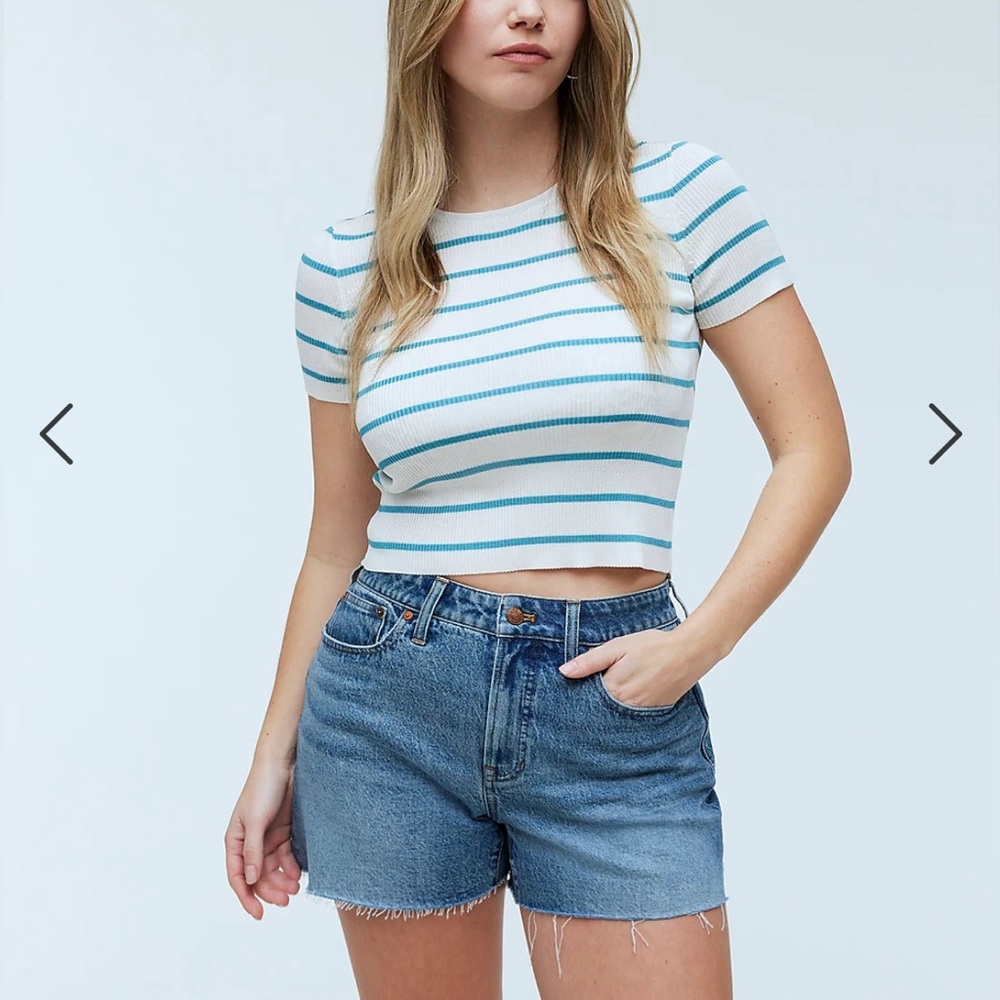 Madewell - Perfect Jean Short - Medium Dark Wash - 25